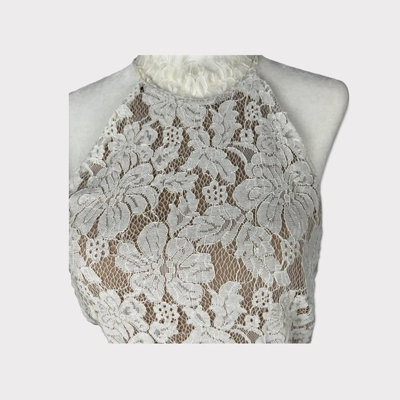 SANS SOUCI‎ LACE LINED SHEATH DRESS - Picture 4 of 9